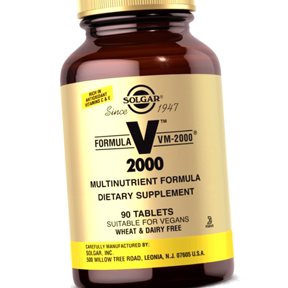 Вітаміни і мінерали Солгар Solgar Formula V VM 2000 90 таблеток