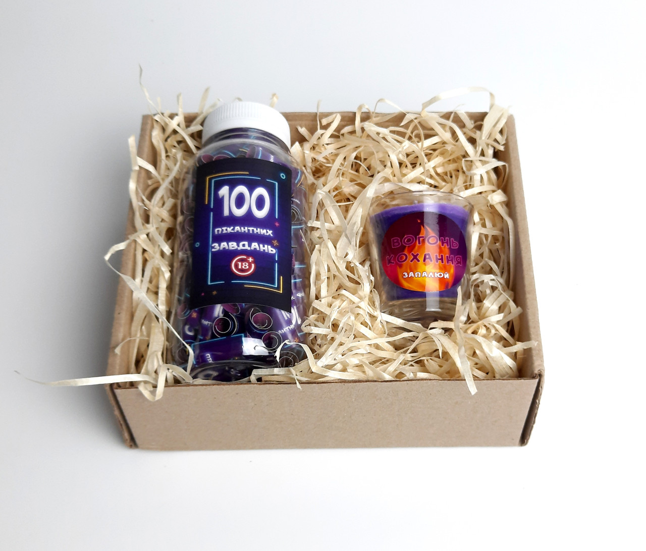 Набір для побачення "Супер побачення": банка з пікантними завданнями і незвичайні свічки - День Святого Валентина, фото 1
