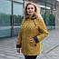Куртка жіноча весняна великого розміру 52-60 шоколадний, фото 4