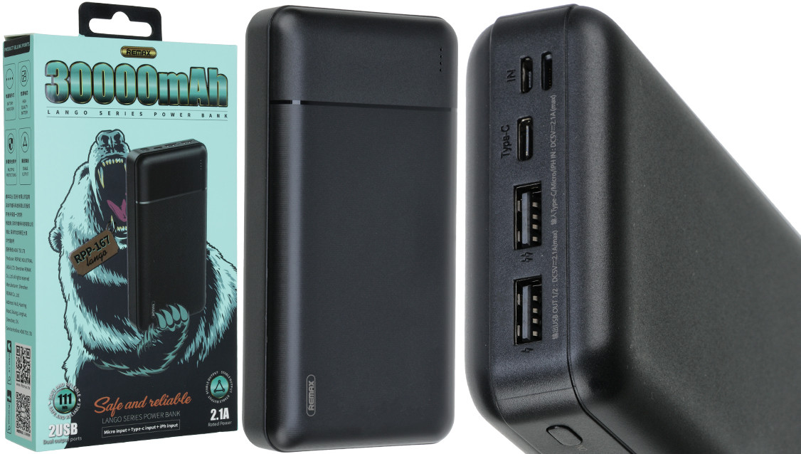 Power Bank REMAX RPP-167 30000mAh