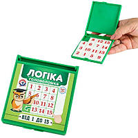 Игра-головоломка пятнашки Логика От 1 до 15, в коробке, ТехноК 1271, для детей от 5 лет, Пакунок малюка