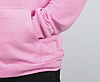 Толстовка з капюшоном без логотипів і малюнків рожева універсальна, Худі рожеве з кишенею Літнє \ Осіннє, фото 3