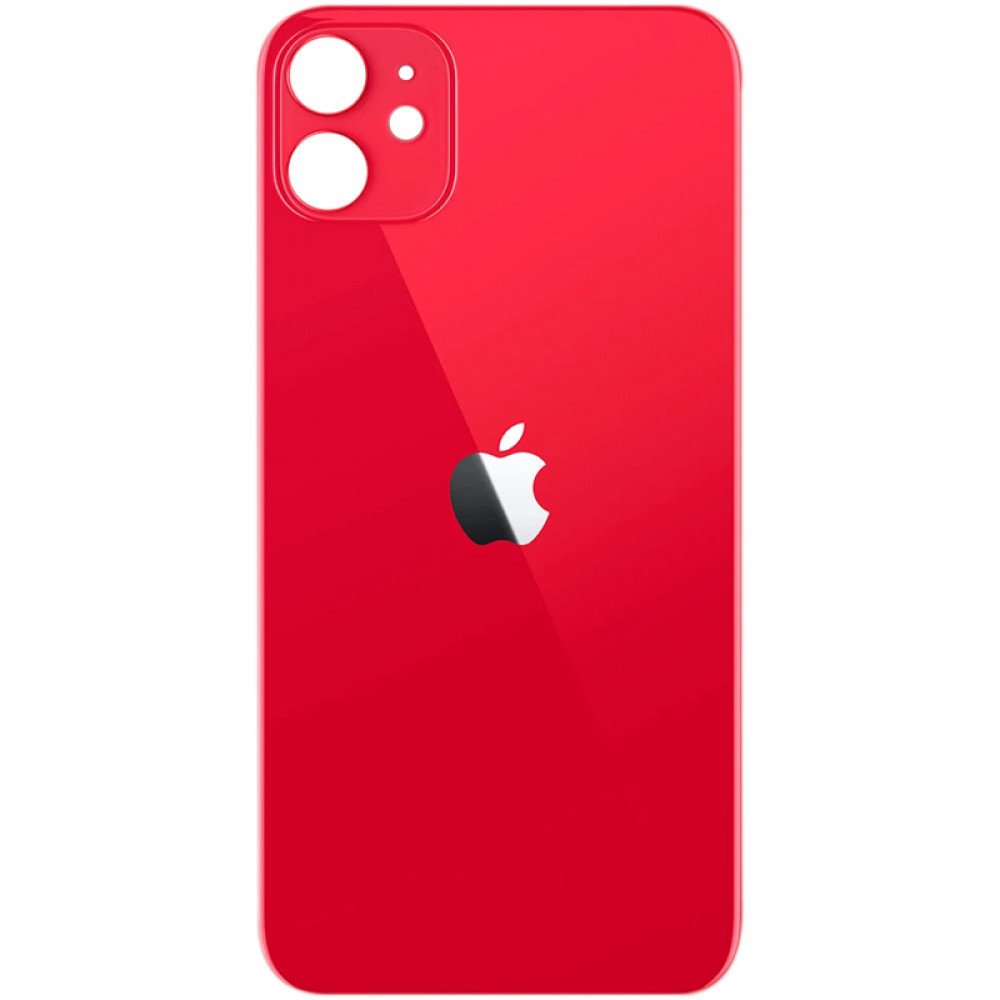 Задня кришка для Apple iPhone 11 (Big hole), Red