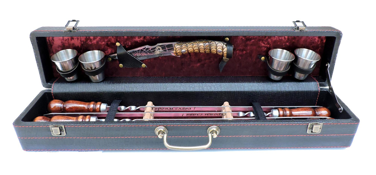 Набір подарунковий з гравіруванням Героям Слава №5 в кейсі