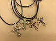 Хрестик з декоративними каменями, фото 3