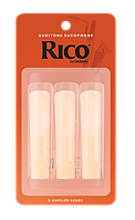 Трости для саксофона баритон D'Addario Rico RLA0325 - Baritone Sax #2.5 - 3-Pack (3 шт.)