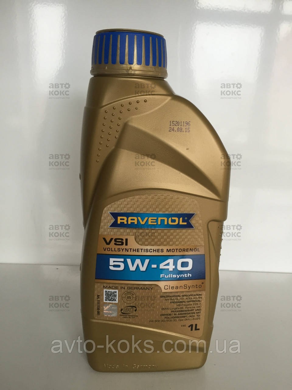 Масло моторное синтетическое 5W40 VSI (1L) Пр-во Ravenol. - фото 1 - id-p222085797