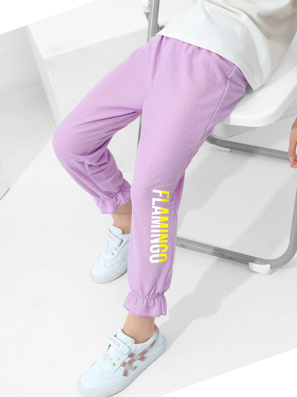 Спортивні жіночі штани принт FLAMINGO