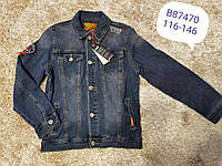 Куртка джинсовая для мальчиков оптом, Grace, 116-146 см B87470