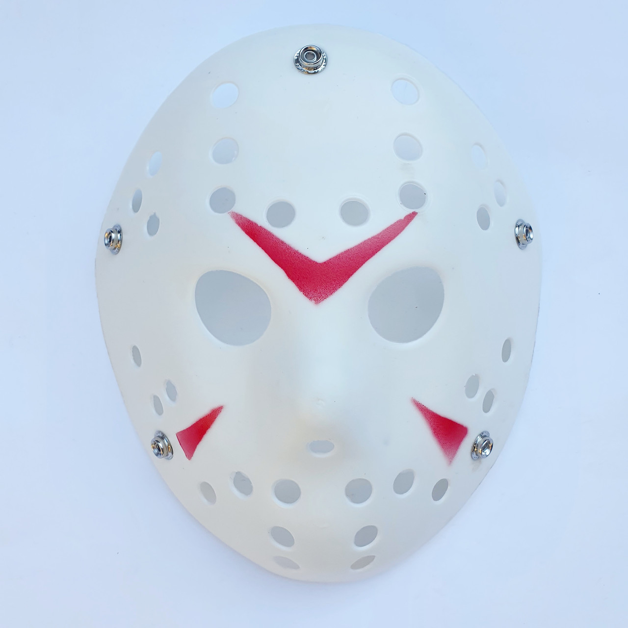 Маска хокейна Джейсона біла 25х21 см