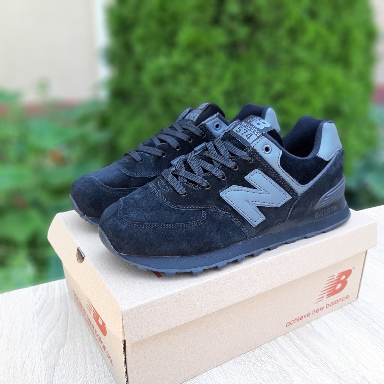 Женские кроссовки Nеw Balance 574 Чёрные с серым SIN
