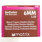 6MM (темний блонд глибокий мокко) Стійка крем-фарба для волосся Matrix SoColor Pre-Bonded,90 ml, фото 2