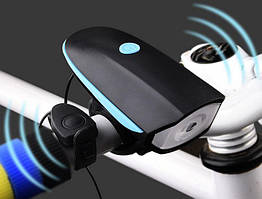 Велосипедна фара на вбудованому акумуляторі з гудком заряджання usb