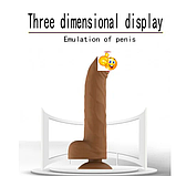 Фалоїмітатор із вібрацією на присоску, дилдо з USB, інтимні іграшки для жінок, фото 3