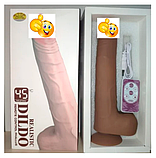 Фалоїмітатор із вібрацією на присоску, дилдо з USB, інтимні іграшки для жінок, фото 6