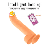 Фалоїмітатор із вібрацією на присоску, дилдо з USB, інтимні іграшки для жінок, фото 8