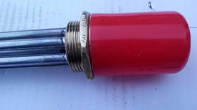 Тен прямий 9 кВт для котла, L-37 см, 220/380v, на різьбі 2 дюйма