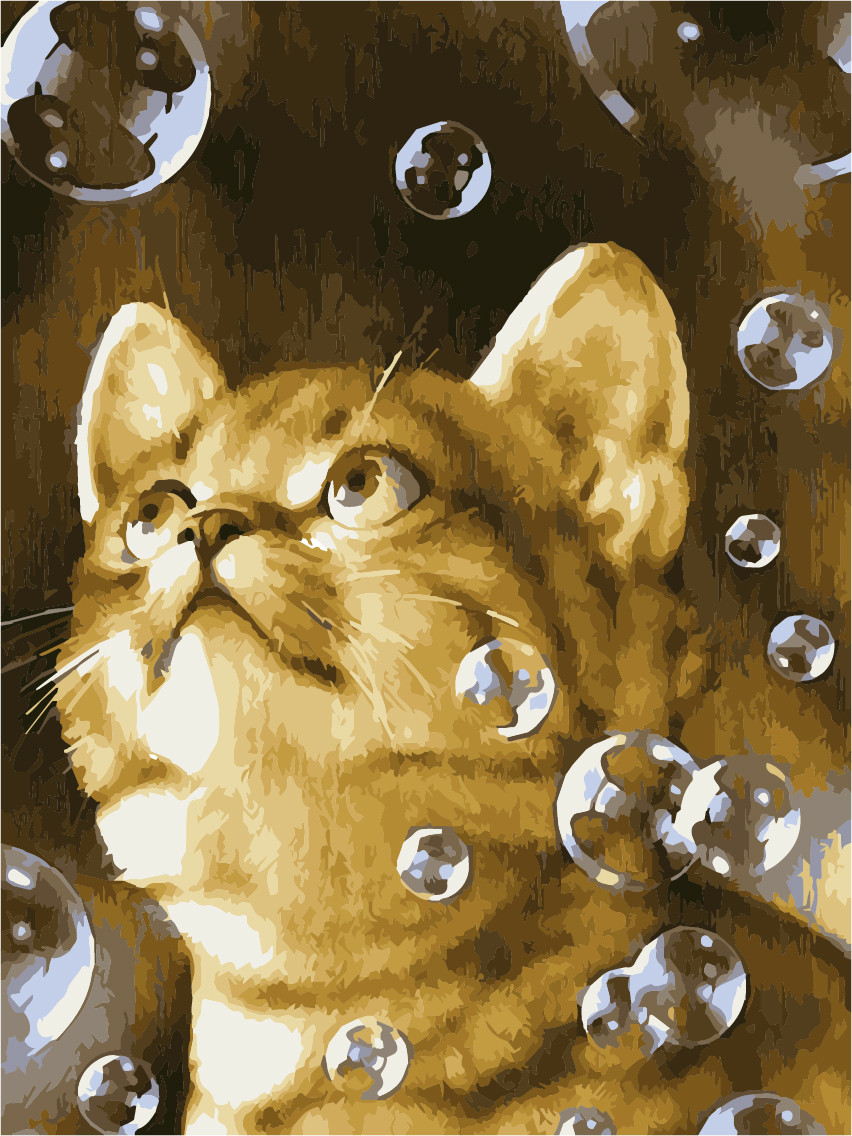 Картина за номерами ArtStory Мильні бульбашки 30*40см