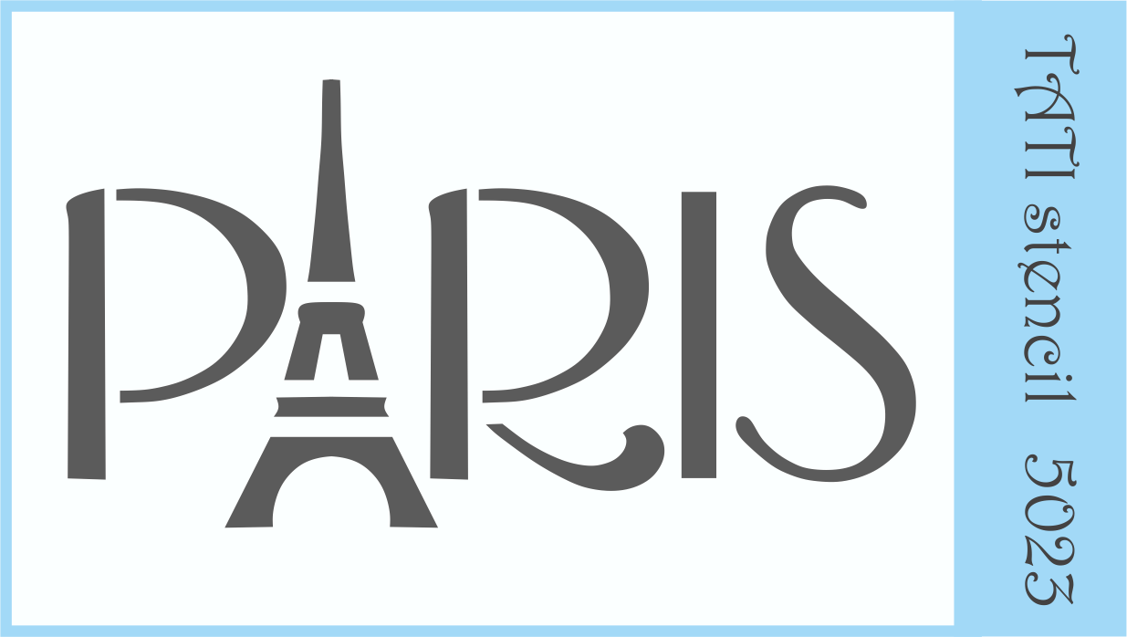 Трафарет "Paris"