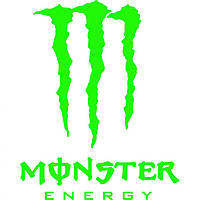 Виниловая наклейка на автомобиль или мотоцикл - Monster Energy v2