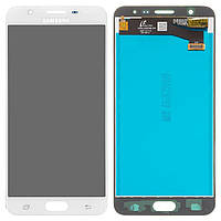 Дисплей для Samsung Galaxy J7 Prime G610 / Galaxy On Nxt, модуль (экран и сенсор) белый (In-Cell)
