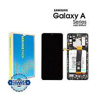 Дисплей для Samsung Galaxy A32 (SM-A325) модуль (экран) с черной рамкой, сервисный оригинал (GH82-25612A)