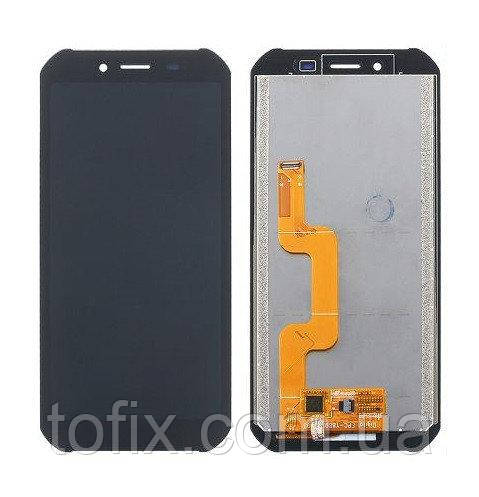 Дисплей для Doogee S40, модуль в зборі (екран і сенсор), чорний, оригінал