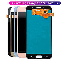 Дисплей для Samsung Galaxy A7 (2017) A720, модуль в зборі (екран і сенсор), TFT