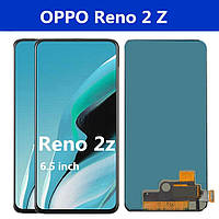 Дисплей для Oppo Reno2 Z (Reno 2F) / Realme X / Oppo K3, модуль (екран і сенсор), чорний, OLED