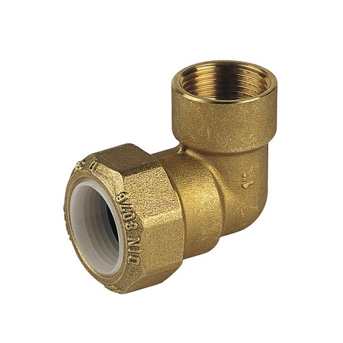 Коліно латунне для ПЕ труби BIANCHI 25×3/4", фото 1