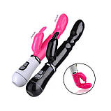 Вібратор Bunny 12 режимів - Рожевий - Вібратори, фото 4