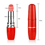 Міні вібратор для клітора "Помада" - Рожевий - Вібратори, фото 2