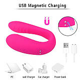 Вакуумний вібратор для пар - Рожевий - Вібратори, фото 7