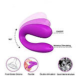 Парний вібратор для подвійної стимуляції G-Spot - Рожевий - Вібратори, фото 6