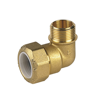 Коліно латунне для ПЕ труби BIANCHI 25×3/4"