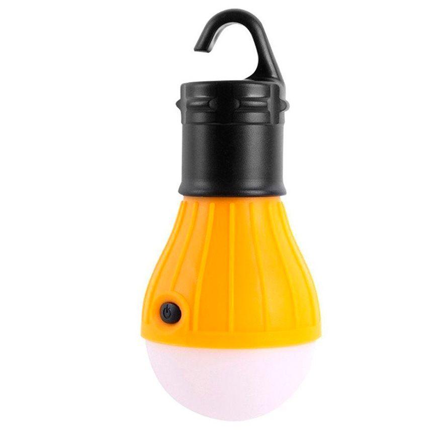 Лампа з гачком для намету, ліхтар 3 LED для кемпига, Жовтий