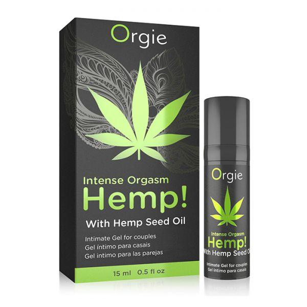 Підсилювач оргазму "Intense Orgasm Hemp" з маслом канабісу Orgie, фото 1