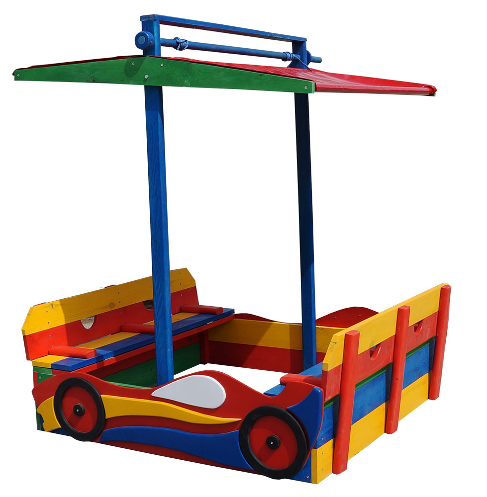 Пісочниця дерев'яна машинка Sportbaby 12