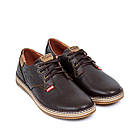 Чоловічі шкіряні туфлі Levis Stage1 Chocolate, фото 3