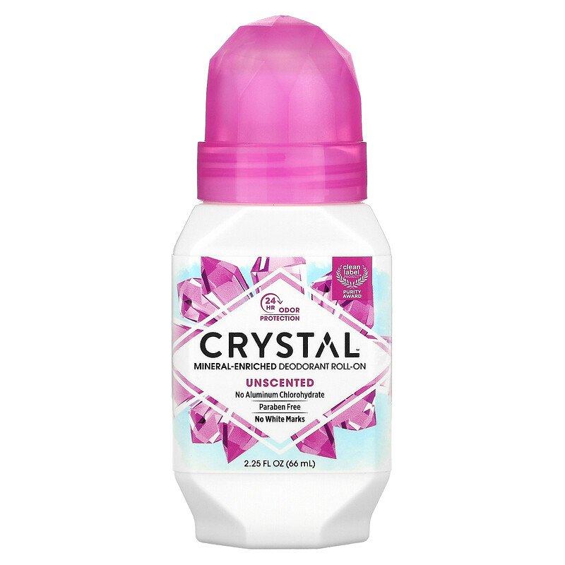 Crystal Body Deodorant, дезодорант із кульковим аплікатором, без запаху, 66 мл