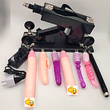 Секс машина з насадками 6 шт., машина для сексу з фалосами, інтимні іграшки для жінок (4), фото 9