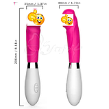 Якісний функціональний вібратор,клиторально вагінальна іграшка для дорослих ,10 режимів, фото 2