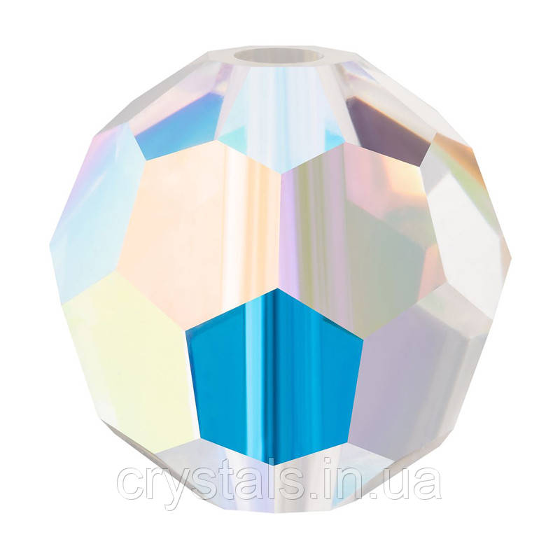 Круглі кришталеві намистини Preciosa (Чехія) 3 мм Crystal AB