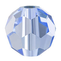 Круглі кришталеві намистини Preciosa (Чехія) 3 мм Light Sapphire