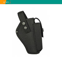 Кобура Форт-14 поясна чорна з кишенею для магазина (026)