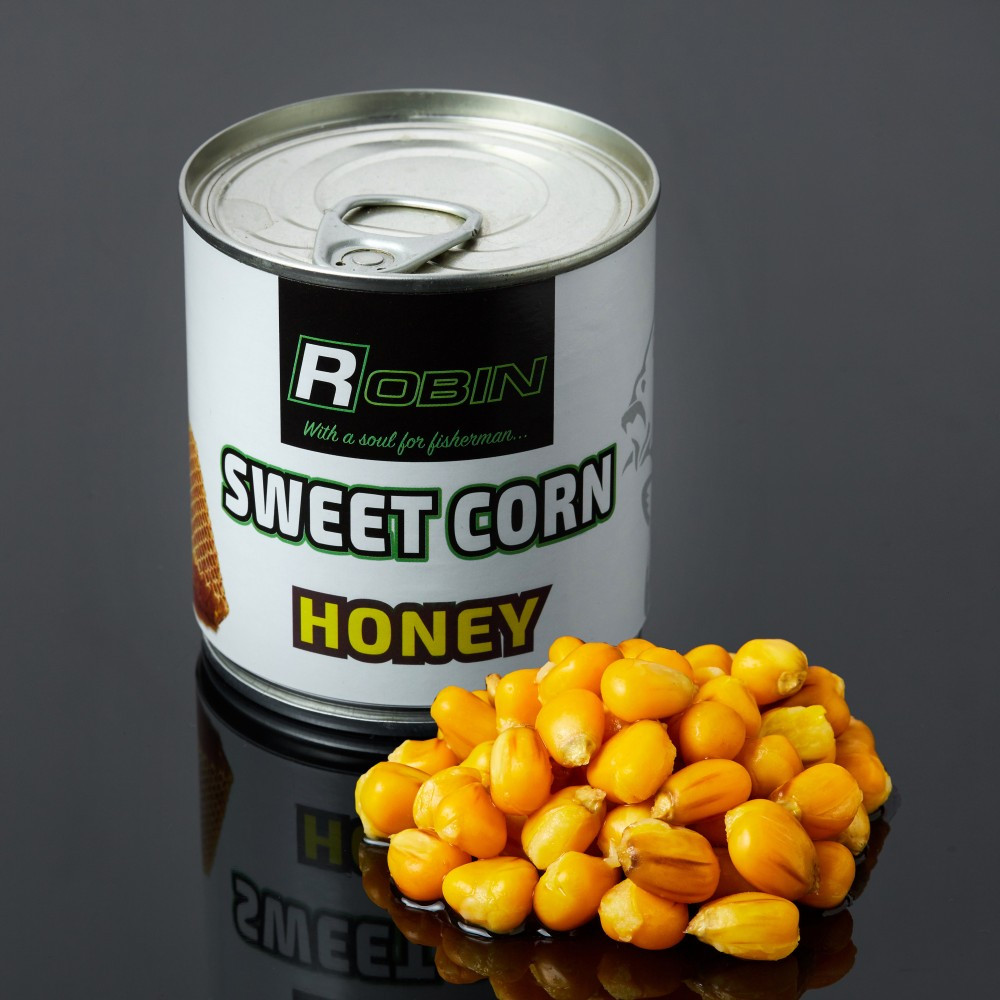 Цільнозернова кукурудза в жерстяній банці Robin Sweet Corn Мед 200мл