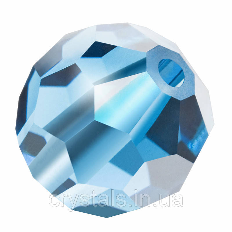 Круглі намистини Preciosa (Чехія) 8 мм Aquamarine