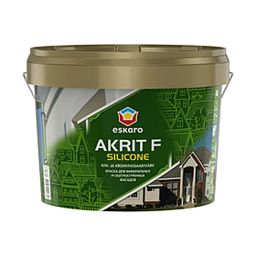 Силіконова фарба Eskaro Akrit F Silicone 9л