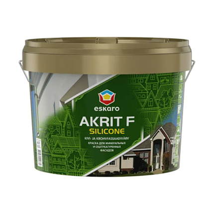 Силіконова фарба Eskaro Akrit F Silicone 9л, фото 1