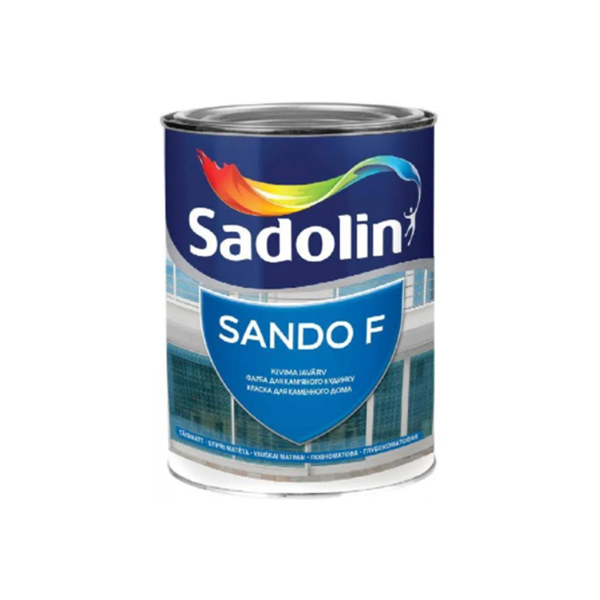 Краска для цоколя Sadolin Sando F 1л - фото 1 - id-p515055642